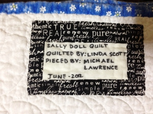 quilt label